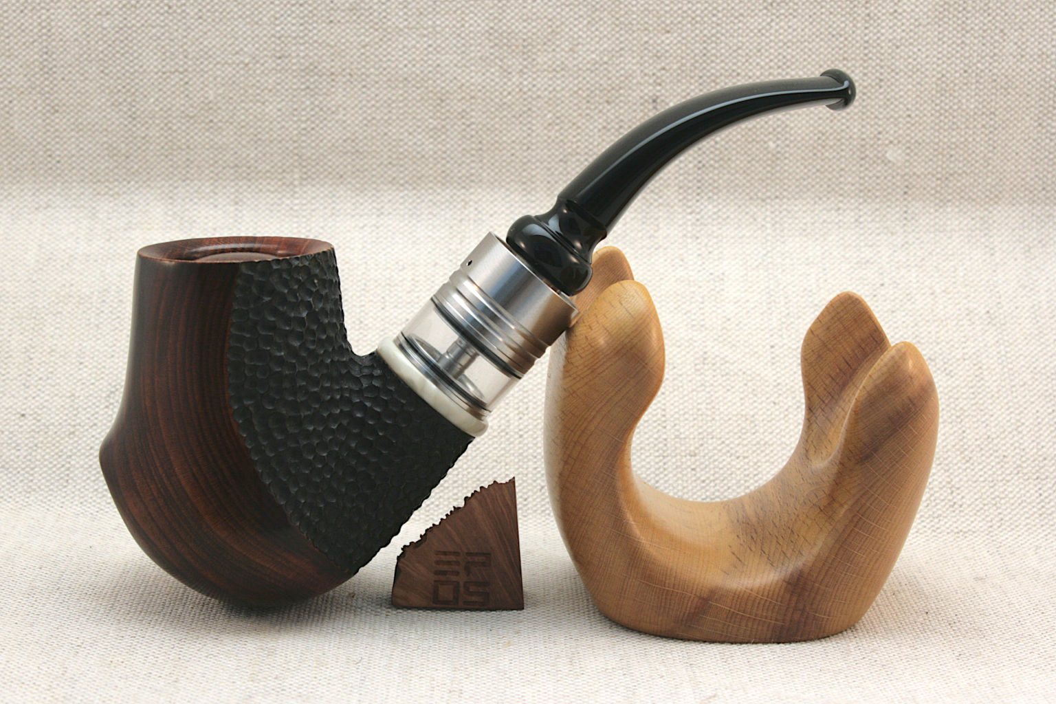 Cavallo PR e-pipe. Mechanical vaping mod handmade by Epos.