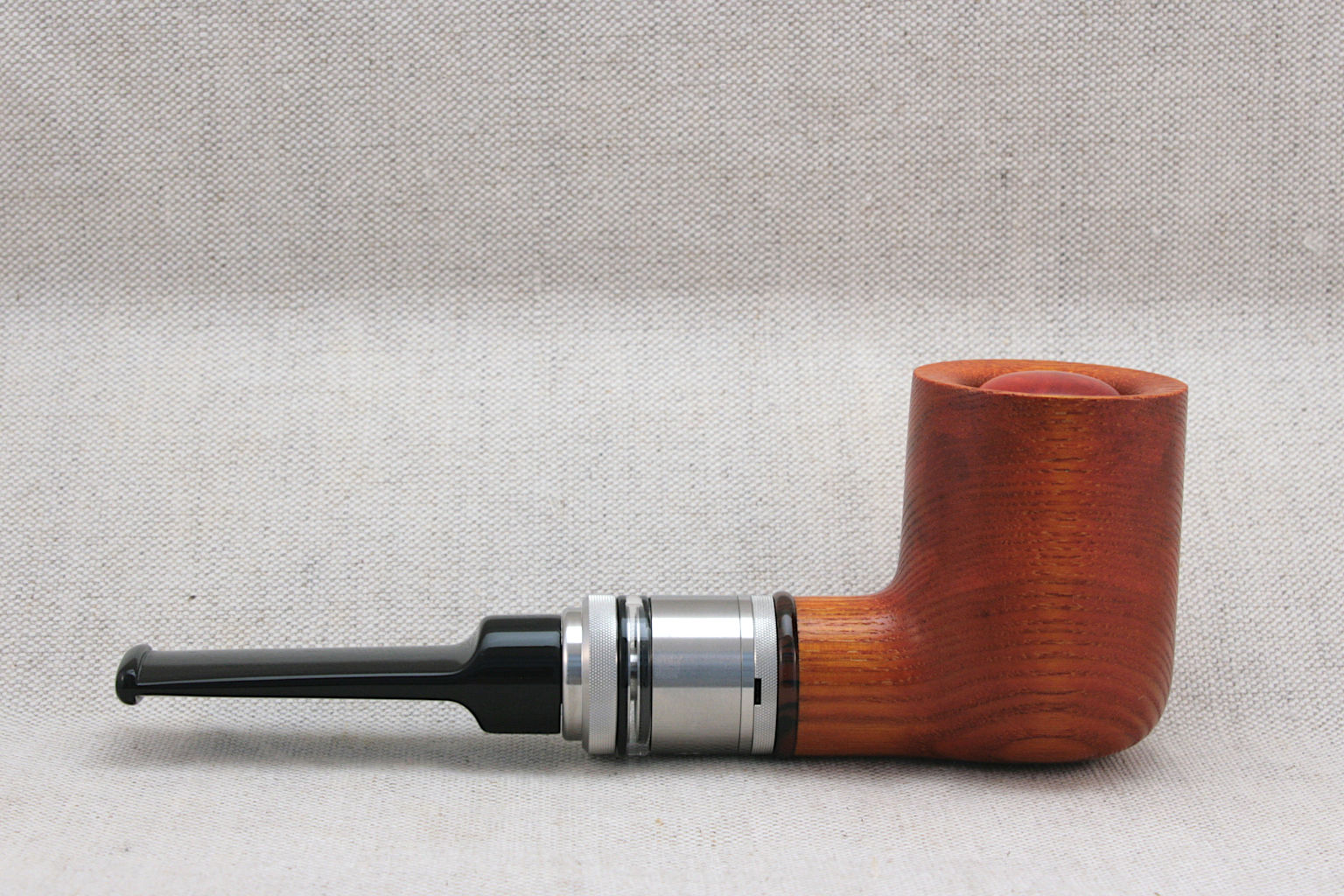 Ash Billiard Sunset e-pipe. Mechanical vaping mod handmade by Epos.