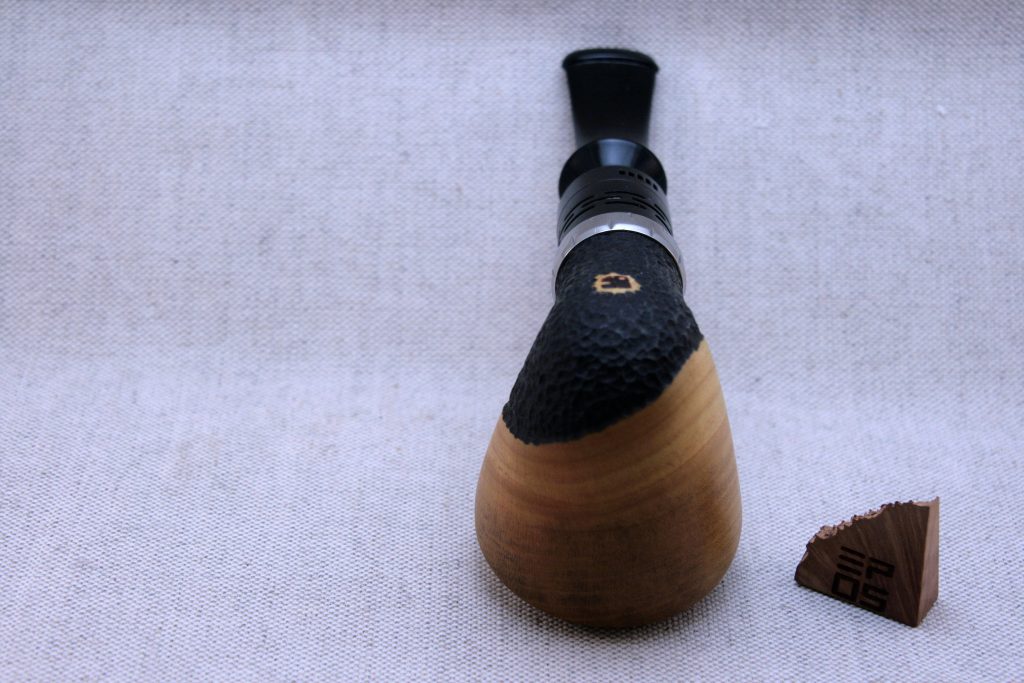 Rhodesian LOTR e-pipe. Mechanical vaping mod made by Epos.